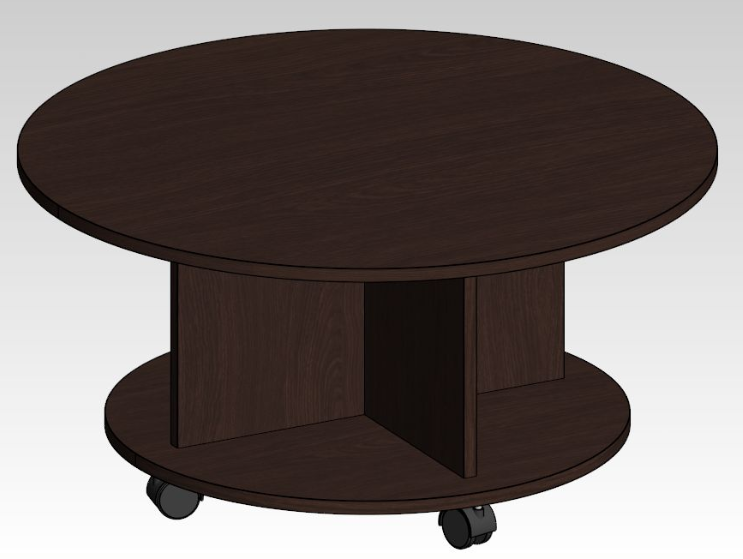 Стіл журнальний мобільний 800х500 МФ Вересень